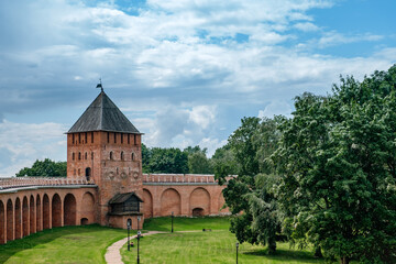 Fototapeta na wymiar Veliky Novgorod Kremlin