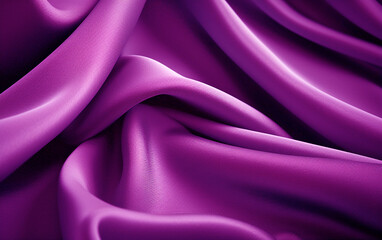 Obraz premium elegant purple fabric waves background