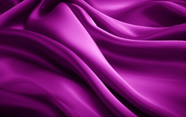 Fototapeta premium elegant purple fabric waves background