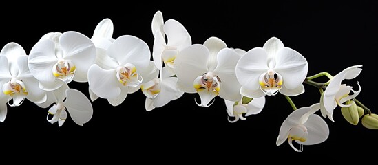 Stunning white orchids
