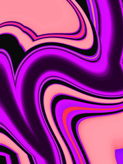 New amazing beautiful and colorful liquid art design