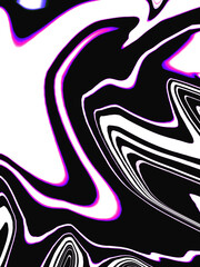 New amazing beautiful and colorful liquid art design