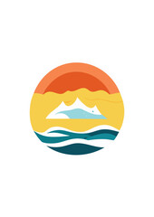 illustration of a sun smile