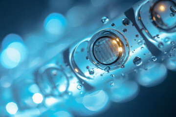 Hydrogen Liquid in Glass Tube