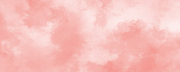 Pink background with focus. Pink watercolor background Abstract living coral color shades watercolor aquarelle painted background 