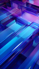 Obraz premium Abstract gradient multilayer glass background. colorful glass 3d object, abstract wallpaper background. Gradient design element for banners, backgrounds, wallpapers and covers Generative ai