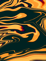 New style beautiful and colorful liquid art design