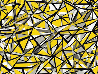 yellow geometric abstract vector illustration patterns