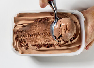 box of chocolate ice cream