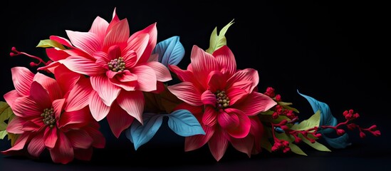 Fake floral decoration