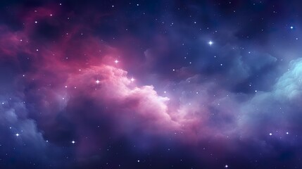 Fototapeta premium Vibrant Cosmic Nebula: A Starry Night in the Universe of Science and Astronomy Colorful space galaxy cloud nebula. Stary night cosmos. Universe science astronomy. Supernova background wallpaper