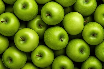 green apples background