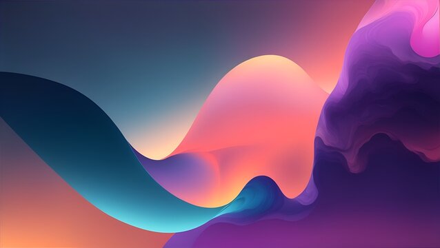 Illustrious Gradient Echoes Background Image Free Download