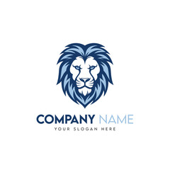 Lion logo design. Lion vector logo template. Lion logo template