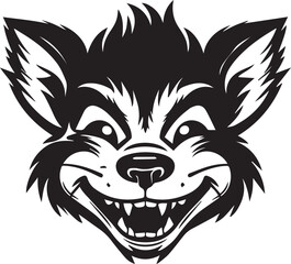Fototapeta premium Smile Tasmanian devil , Vector Template for Cutting and Printing