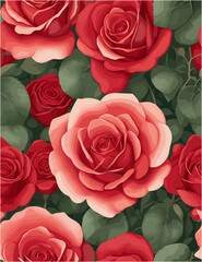Pattern of roses 10