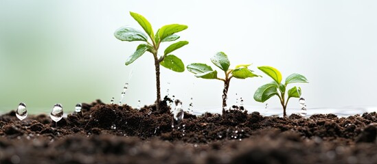 Drip irrigation conserves water and protects soil quality