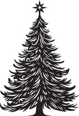 Fototapeta premium christmas tree EPS, christmas tree Silhouette, christmas tree Vector, christmas tree Cut File, christmas tree Vector