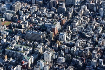 View of City in Tokyo, Japan