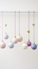 Christmas decoration with christmas balls.