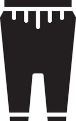 Fashion Trousers Glyph Icon
