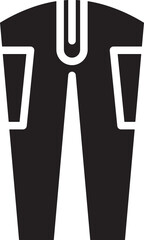 Fashion Trousers Glyph Icon

