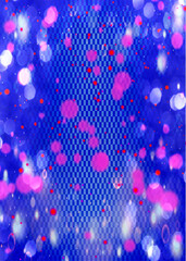 Blue bokeh background with copy space for text or image, Usable for banner, poster, Ad, events, party, events, sale, celebrations, and various design works