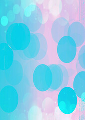 Blue bokeh vertical background with copy space for text or image, Usable for banner, poster, Ad, events, party, events, sale, celebrations, and various design works
