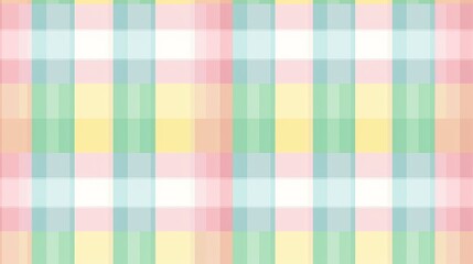 Gingham pattern with pastel colors. AI generated