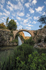 Fototapeta premium old bridge over the river