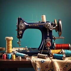 sewing machine and needle