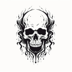 Fototapeta premium Death Metal Band Logo