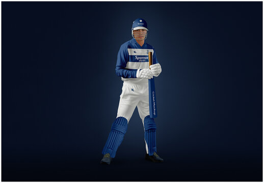 Cricket Uniform Mockup