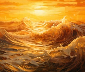 a waves in ocean