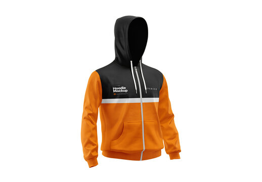 Hoodie Mockup - Half Side View