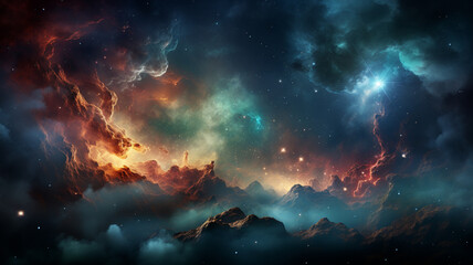 lights of space wallpaper background
