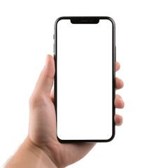 Modern Smartphone Presentation on a transparent background
