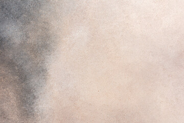 Beige and gray texture background, abstract backdrop for design, top view, copy space