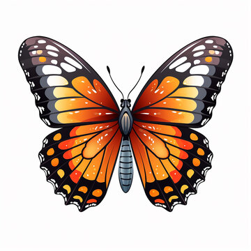 Colorful Butterfly Splendid Winged Wonder