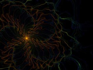 Imaginatory fractal abstract background Image