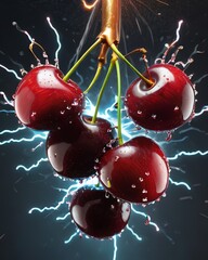 cherry in water