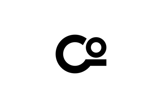 Letter CO logo design template vector
