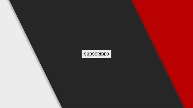 Linear Transition with Subscribe Button Animation. Alpha Channel with In and Out Animation.