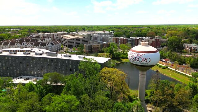 Aerial View of Rowan University Campus