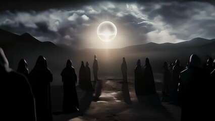 A group of followers from different cults, brought together by their shared belief in a prophecy that predicts the end of the universe, engaging in a power struggle to ensure their own cult