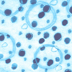 Light Polka Dot. Carpets Motifs. Azure Tiki