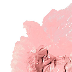 Water Colour Logo. Silk Fabric India. White