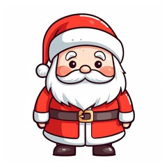 cartoon Christmas Santa Claus vector clipart