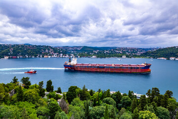 Istanbul, Turkey. Beautiful Istanbul bosphorus landscape.