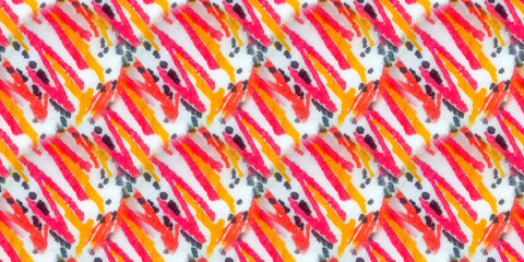 Animal Print New. Pattern Tiger. Modern Brush